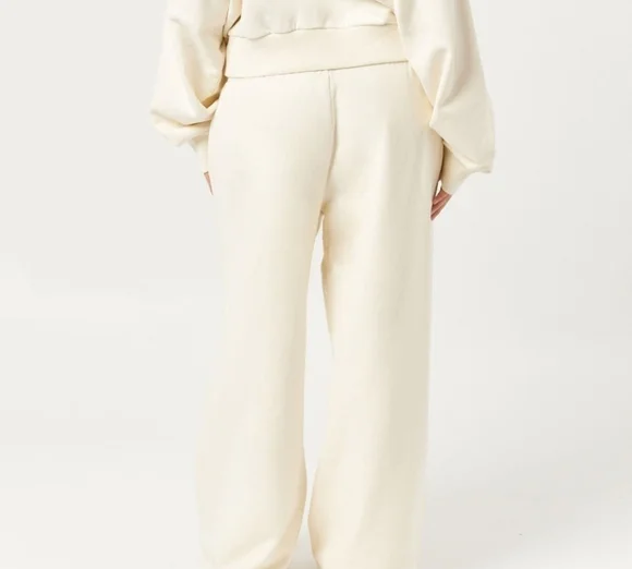 CSB - Wide Leg Sweatpants - Vanilla - Picture 3 of 7